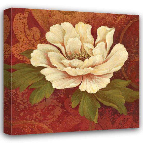 Pamela Gladding 15x15 Gallery Wrapped Canvas Wall Art Titled - Il Ballo Rosso Square II