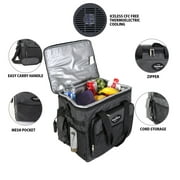 Open Box Koolatron Soft Bag 26 quart Travel Cooler12-volt Thermoelectric Portable, 32-Can Capacity