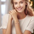 thumbnail image 3 of Pulsera CDE Forever Love Heart Charm de plata 925 para mujer, 3 of 6