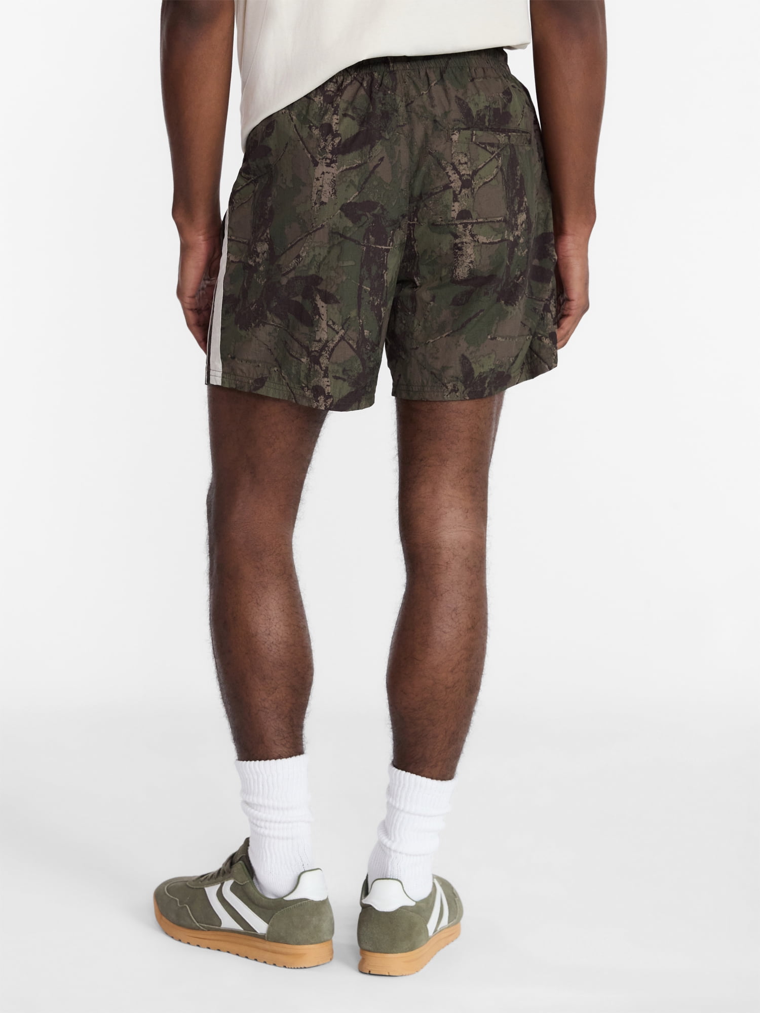 No Boundaries Nylon Track Shorts, 6" Inseam, Men's XS-5XL