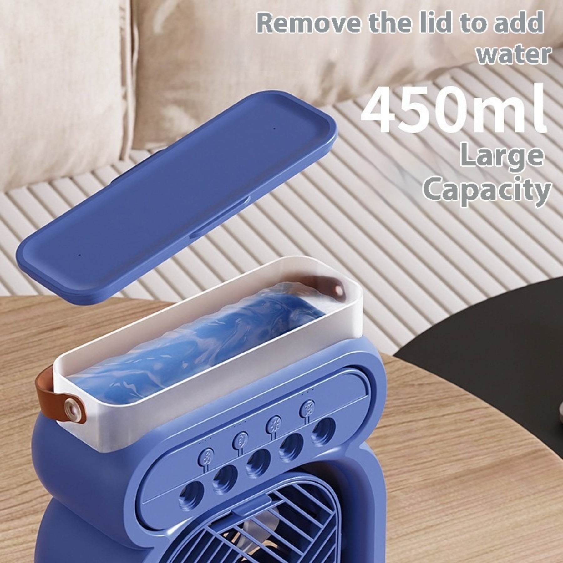 2025 New Desktop Humidifier with Night Light USB Spray Fan 2 in 1 for Office Outdoor Use