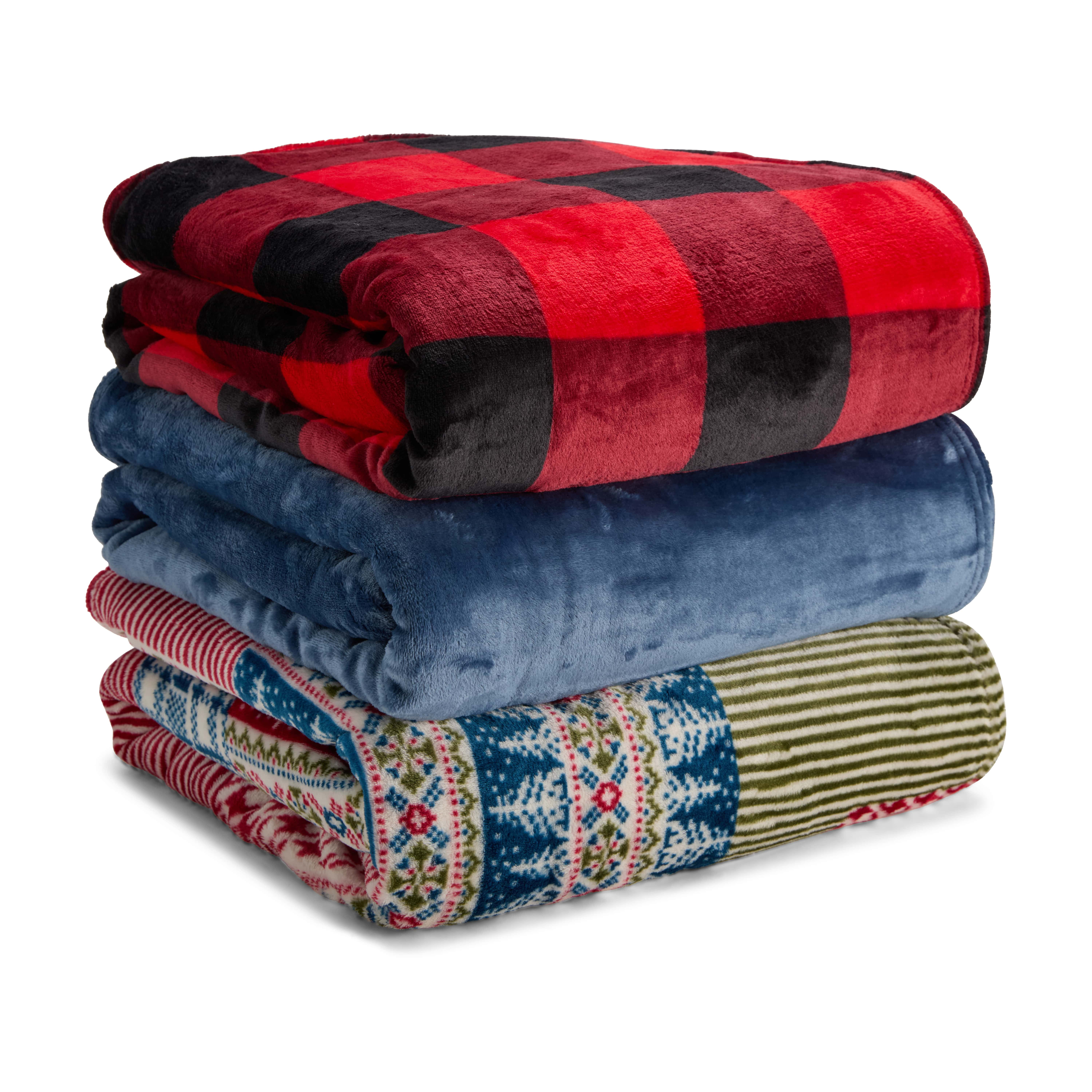 Muk Luks Luxurious and Soft Extra Large Green Family Throw Blanket