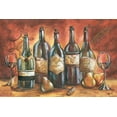 thumbnail image 2 of Tre Sorelle Studios 32x23 White Modern Wood Framed Museum Art Print Titled - Red and Gold Wine Landscape, 2 of 4
