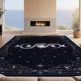 thumbnail image 2 of Design&I 8'x10' Washable Area Rug Extra Large Skid-Resistant Low Profile Snake Celestial Mystical With Witchy Moon Phases And Star Field for Living Room, Family, 2 of 7