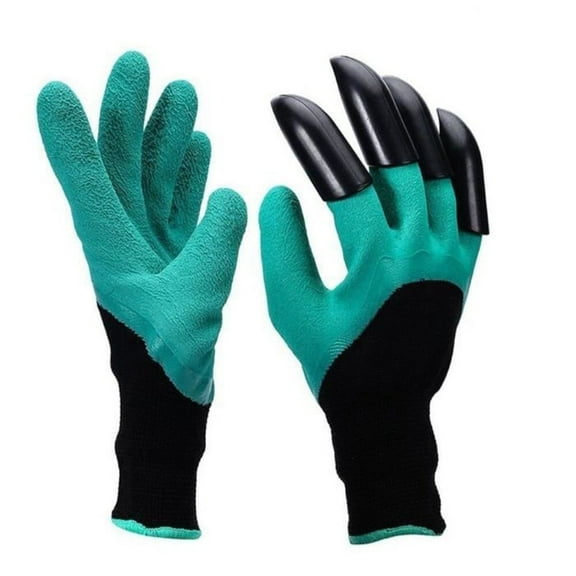 Claw Gardening Gloves for Digging,Planting,Thorn-proof,Waterproof latex Garden Glove for Women Men(Right Hand with Claws)
