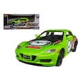thumbnail image 2 of Motormax 73778grn Mazda RX-8 Green #5 GT Racing 1/24 Diecast Car Model by Motormax, 2 of 2