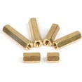 thumbnail image 4 of (15pcs) Brass Double PassHexagon Post M4x30mm, 4 of 5
