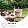 thumbnail image 4 of Monyance clear cake carrier Clear Cake Carrier 2pcs Round Cake Box 8" Bakery Display for Events(11.42X11.42X9.45Inches), 4 of 10