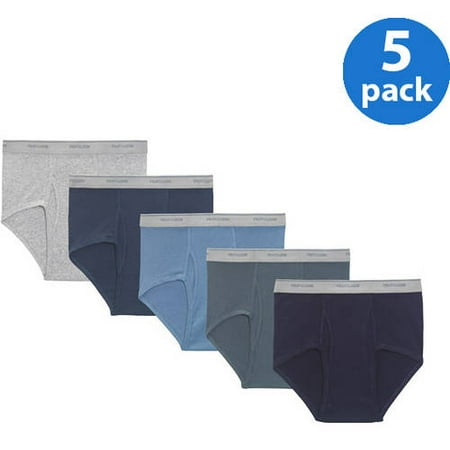 Fruit of the Loom Big Men's Assorted Color Briefs, 5-Pack