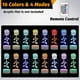 thumbnail image 2 of Paquete de 12 Bases de LáMpara de Luz LED 3D + Control Remoto + Cable USB, Soporte de ExhibicióN de EspectáCulo de Luz de 16 Colores para AcríLico Blanco, 2 of 7