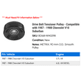 thumbnail image 2 of Drive Belt Tensioner Pulley - Compatible with 1987 - 1988 Chevy V10 Suburban, 2 of 2