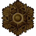 thumbnail image 5 of 17 3/8"OD x 1 3/4"P Bremen Ceiling Medallion, Hand-Painted Root Beer Crackle, 5 of 8