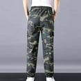 thumbnail image 5 of Taqqpue Men's Camo Jogger Pants Elastic Waist Drawstring Military Army Cargo Pants Leg-Bound Tapered Casual Camouflage Tactical Pants, 5 of 5