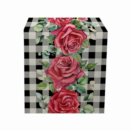 

Fashion Women Fabric Elastic Band Doublelayer Hair Scarves Hair Printing Floral Ponytail Valentine s Day Table Flag Red Table Decorative Waterproof Table Cloth Table Towel