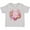 AC-Heather Grey, variant on Breast Cancer Awareness Wreath Pink Ribbon Girls Toddler T-Shirt