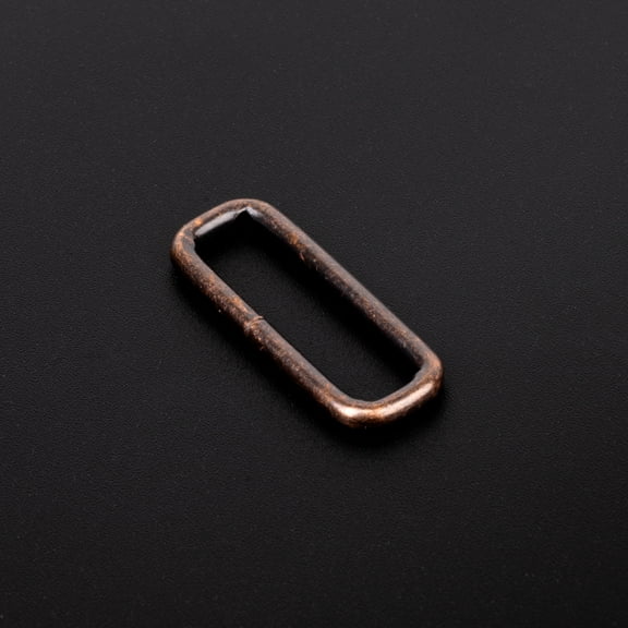 Country Brook Design® 1 Inch Antique Copper Rectangle Metal Keeper, 50 Pack