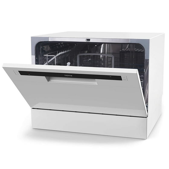 Homelabs Compact Countertop Dishwasher Portable Mini Dish Washer Homelabs Compact Countertop Dishwasher Portable Mini Dish Washer In Stainless Steel Interior For Small Apartment Office And Home Kitchen Dishwashers