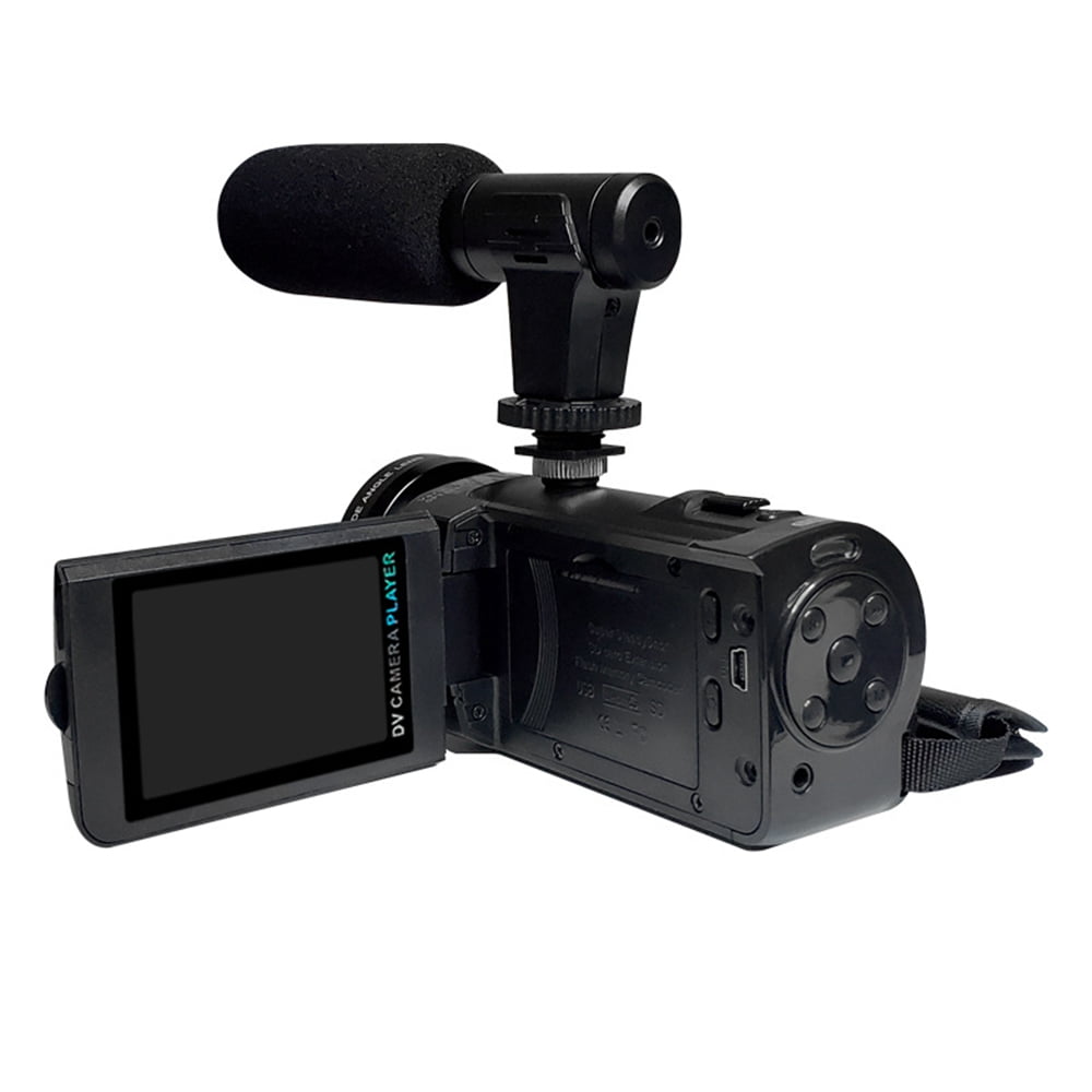 LNKOO Video Camera Camcorder for YouTube, Digital Vlogging Camera HD 1080P 2.4 Inch Video Recorder with Microphone, 2 Batteries