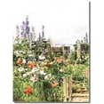 thumbnail image 1 of Ceramic Tile Mural-Childe Hassam Garden Kitchen Tile Mural 25. 24" w x 32" h using (12) 8 x 8 ceramic tiles, 1 of 3