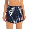 thumbnail image 2 of Salouo Bulldog with Forest Flag Print Women's 2 in 1 Running Shorts Double-Layer Shorts Athletic Workout Gym Yoga Shorts Running Shorts for Women-Medium, 2 of 7