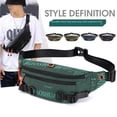 thumbnail image 4 of Riñonera especial para exteriores para hombre, bolso de pecho de moda urbana, bolso de mensajero, riñonera ajustada para deportes y correr, 4 of 6