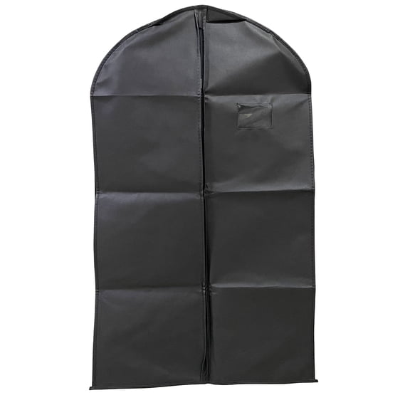 Black Garment Bag Suit Cover Shirt Cloth Storage Hanging Bag