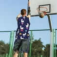 thumbnail image 5 of Sikiie Lama in Space Basketball Jersey Reversible Men's Mesh Athletic Sports Shirts Training Practice S-4XLXX-Large, 5 of 6