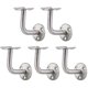 thumbnail image 1 of Pack Of 5 Stainless Bannister Support Wall Mounted Handrail Brackets Ballustrade Stair Rail Holder, 1 of 5
