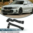 thumbnail image 3 of Unique Bargains 1 Set No.11531436408/17127510952 Upper and Lower Radiator Hoses Engine Radiator Coolant Hose for BMW 323i 1997-2006, 3 of 6