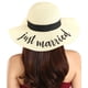 thumbnail image 1 of Sombreros de playa plegables para mujer, sombreros de sol flexibles para mujer, sombreros de paja enrollables para mujer, sombreros de vacaciones de verano y sombrero de ala ancha de playa, 1 of 1