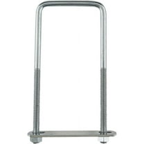 National Hardware Zinc-Plated 3/8" x 3" x 7" Square U-Bolt Nut & Bolt Set