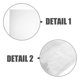 thumbnail image 2 of Clear Shrink Bag Wrap 100Pcs for Soaps Bottles Gift Baskets Crafts, 2 of 5