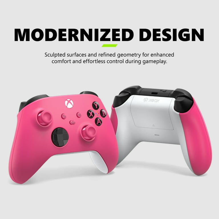 Microsoft Xbox Wireless Controller in Deep Pink with Microsoft Xbox Wireless Controller in Deep Pink with