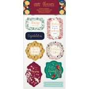 Nature's Garden Chinoiserie 3D Die-Cut Toppers 18/Pkg