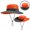 Orange, variant on Womens UV Protection Wide Brim Sun Hats Cooling Ponytail Hole Cap Travel Outdoor
