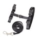 thumbnail image 2 of Arnés de seguridad ajustable para gatos y gatitos con correa de tracción (negro), 2 of 6