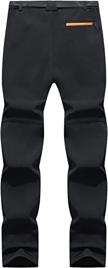Women's Waterproof Windproof Fleece Ski Pants - Outdoor Hiking Snow Trousers For Winter