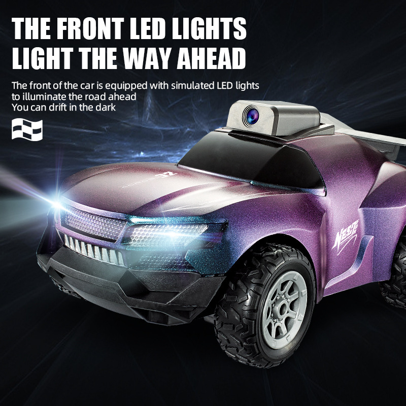 Fpv RC Car With Hd 1080P Camera, 2.4Ghz Remote Control Car Speed Adjustable Electric High Speed Vehicle With Colorable Shells For Kids Adults