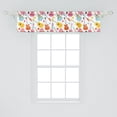thumbnail image 2 of Ambesonne Guitar Window Valance, Summer Festival Colorful, 54" X 12", Multicolor, 2 of 3
