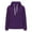 Purple, variant on HOMBOM Womens Beige Sweatshirt Hooded Casual Plain Drawstring Long Sleeve Pullover Tops for Women with Pocket