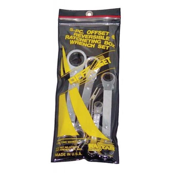 Kastar Kh512M Rowm-5 5 Piece Met Ratcheting Box Wrench-Pouch