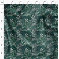thumbnail image 3 of Soimoi Green Rayon Fabric Leopard Animal Skin Print Sewing Fabric Yard 42 Inch Wide, 3 of 6