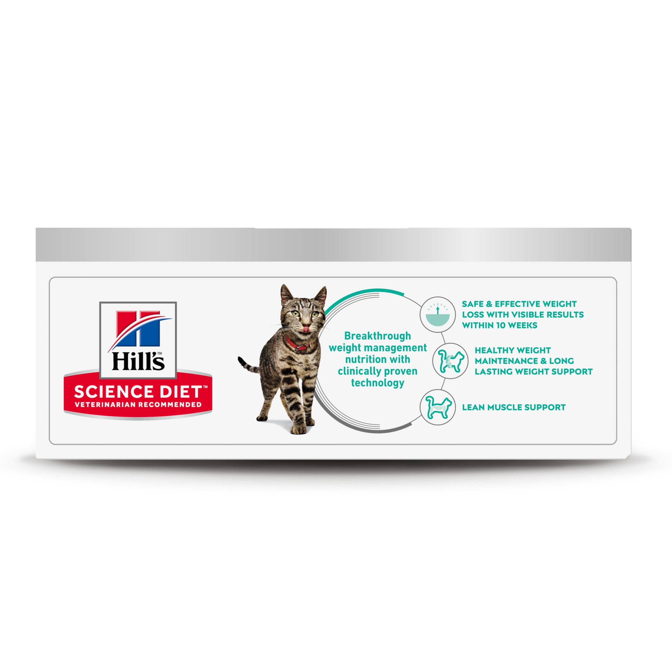 Hill's Science Diet Perfect Weight Wet Cat Food Variety Pack, 2.9oz Can 12pk