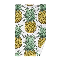 Pineapple Cotton Face Towels Soft Hand Towel Absorbent Bathroom Towel for Kitchen Hotel Decoration