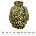thumbnail image 4 of Gold Leopard Regular Fit Hoodie, Sporty Pullover Hooded Sweatshirt for Men Women L, 4 of 6