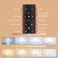 thumbnail image 6 of A19 LED Light Bulbs with Remote Control, 800LM 9W, 60W Equivalent LED Bulbs,Stepless Dimmable 3000K-6000K,E26 Base,CRI 80+,2.4GHz,25000+ Hours Lifespan,Light Bulb for Home Decor,1Bulb&1Remote, 6 of 7