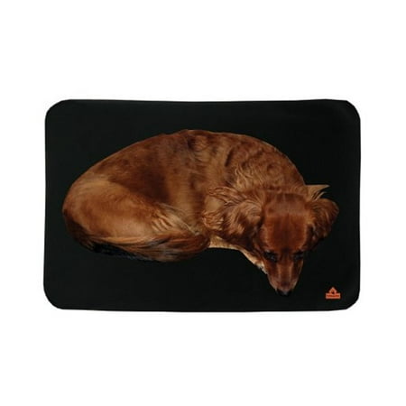 TechNiche Dog Pad Thermafur Fleece Black 15" x 20"