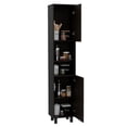 thumbnail image 4 of TUHOME Hobart Pantry  Engineered Wood Pantries in  Black, 4 of 9