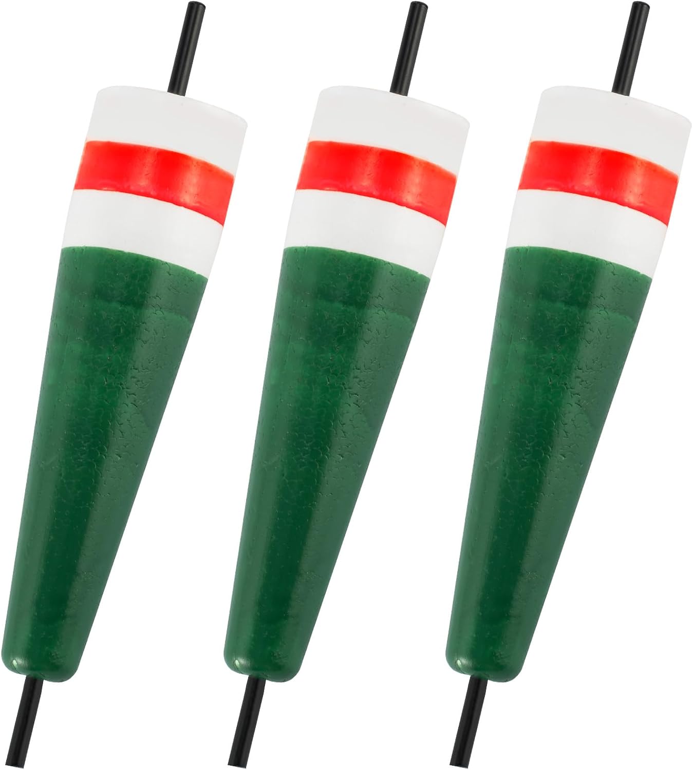Lot De 10 Flotteurs Coulissants En Mousse EVA Pour Pêche Truite - Rouge, Ajustables En Profondeur, Avec Fente Latérale