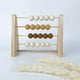 thumbnail image 4 of Ábaco de madera Ábaco de conteo de madera Cuentas multicolores Aprendizaje de matemáticas Matemáticas Amarillo, 4 of 8
